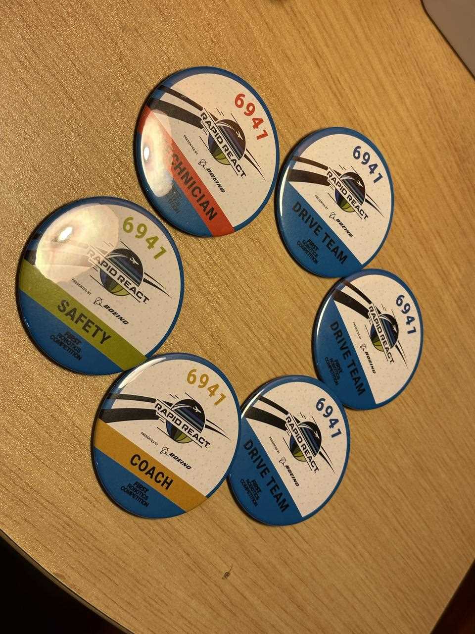 Drive Team Badges.